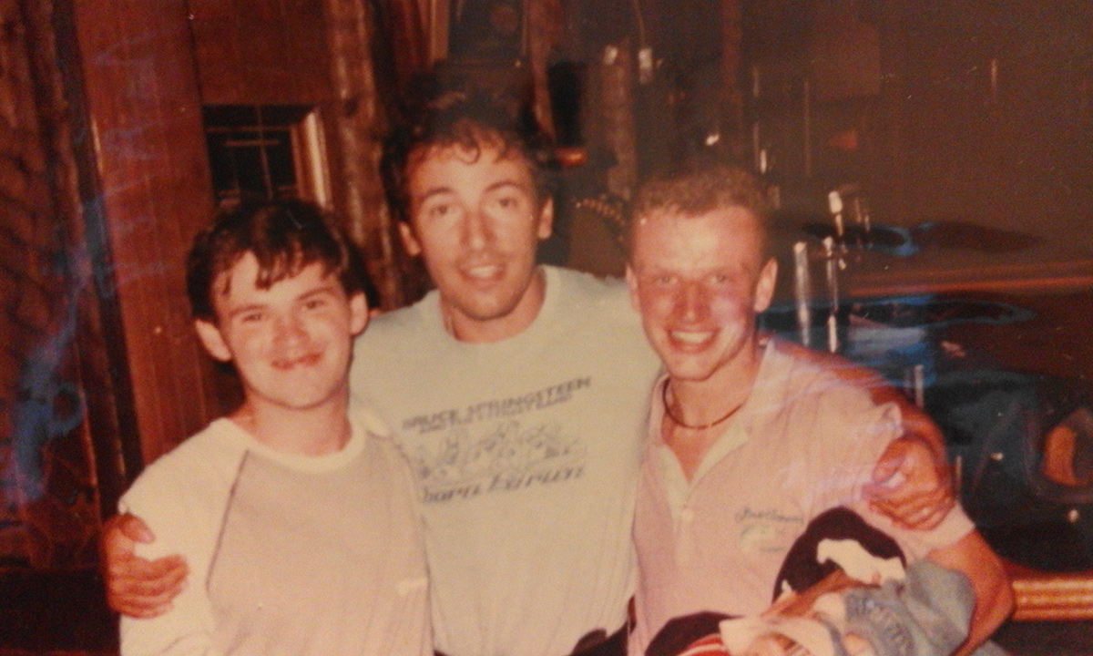Alberto Lanfranchi con Bruce Springsteen